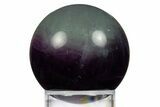 Colorful Banded Fluorite Sphere - China #319781-1